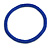 Statement Chunky Blue Beaded Stretch Choker Necklace - 44cm L