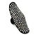 Large Pave Set Clear Swarovski Crystal 'Shield' Flex Ring In Black Tone - 6cm Length - Size 8/9