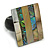 30mm/Brown/Natural/Abalone Rectangular Shape Sea Shell Ring/Handmade/ Slight Variation In Colour/Natural Irregularities
