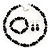 Black Glass/Crystal Bead Necklace, Flex Bracelet & Drop Earrings Set In Silver Plating - 44cm Length/ 5cm Extension
